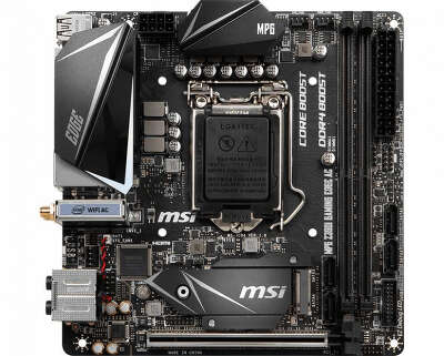 Материнская плата mini-ITX LGA1151v2 MSI MPG Z390I GAMING EDGE AC