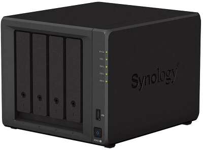 Synology DS923+ Сетевое хранилище C2GhzCPU/4Gb(upto8)/RAID0,1,10,5,6/up to 4hot plug HDDs SATA(3,5' or 2,5')(up to 9 with DX517)/2xUSB3.0/2GigEth/iSCSI/2xIPcam(up to 40)/1xPS/3YW