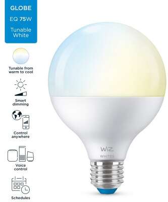 Умная лампа WiZ E27 100Вт 1521lm Wi-Fi (упак.:1шт) (929002449602)