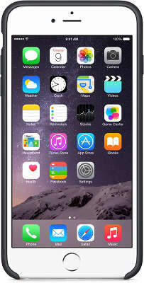 Силиконовый чехол для iPhone 6 Plus/6S Plus Apple Silicone Case, Black [MGR92ZM/A]