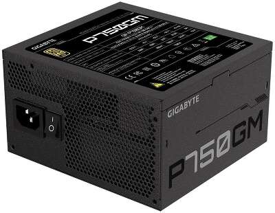 Блок питания Gigabyte P750GM GP-P750GM 750W, 80Plus, Gold, Полностью модульный, RTL {5} (551759)