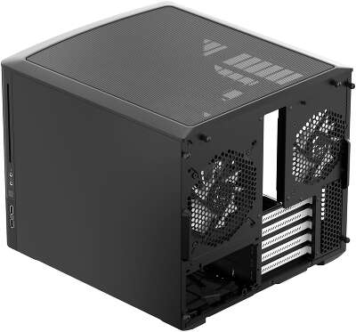 Корпус ПК без блока питания/ Case Fractal Design Node 804, Mini-Tower, 3x120mm, 2xUSB-A 3.2 mATX, mITX Black