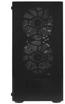 1STPLAYER Корпус FIREBASE X4-M Black / mATX, TG / 1x120mm & 2x140mm LED fans inc. / X4-M-BK-2F1P-1F1