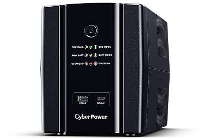 Источник бесперебойного питания ИБП Line-Interactive CyberPower UT1500EIG 1500VA/900W USB/RJ11/45/USB charger A/C