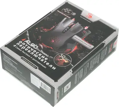 Мышь A4Tech Bloody AL90 Blazing черный лазерная 12000dpi USB3.0 8but (AL90 ACTIVATED)