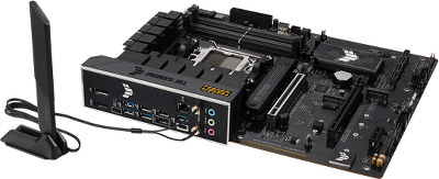 Материнская плата ASUS TUF GAMING B650-E WIFI, AM5, B650, 4*DDR5, 4*SATA, 3*M.2, 4*USB 3.2, 3*USB 2.0, Type-C, 3*PCIx16, 1*PCIx1, DP+HDMI, ATX; 90MB1GT0-M0EAY0
