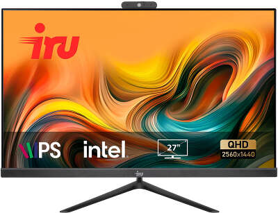 Моноблок IRU Office 27IH5P2K 27" FHD i5-11400/16/256 SSD/WF/BT/Cam/без OS,черный