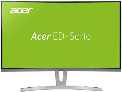 Монитор 27" Acer ED273Awidpx VA FHD DVI, HDMI, DP серебристый