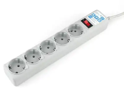 Фильтр питания Power Cube B 3.0м серый