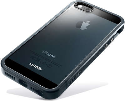 Чехол-бампер Spigen SGP Liner Crystal Metal для iPhone 5/5S, Metal Slate [SGP10044]