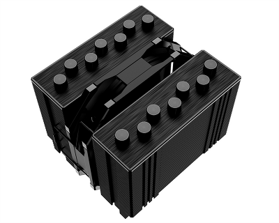 Кулер для процессора ID-COOLING SE-207-XT SLIM LGA20XX/1700/1200/115X/AM4 (12шт/кор, TDP 220W, PWM, черный, 7 тепл.трубок + медная база, 1 x FAN 120mm, черный) RET