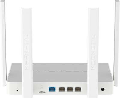 Роутер беспроводной Keenetic Hero 4G+ (KN-2311) AX1800 10/100/1000BASE-TX/4G cat.6 белый