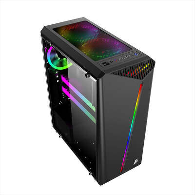 Корпус 1STPLAYER RAINBOW R3, черный, ATX, Без БП (R3-3R1)