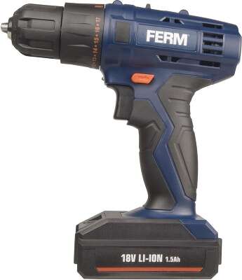 Дрель-шуруповерт Ferm CDM1120 аккум. патрон:быстрозажимной (кейс в комплекте)