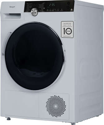 Сушильная машина Weissgauff WD 599 DC Inverter Heat Pump кл.энер.:A+++ макс.загр.:9кг белый (426593)