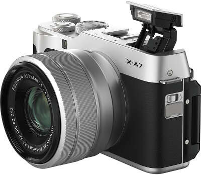 Цифровая фотокамера Fujifilm X-A7 Silver kit (XC15-45 мм f/3.5-5.6 OIS)