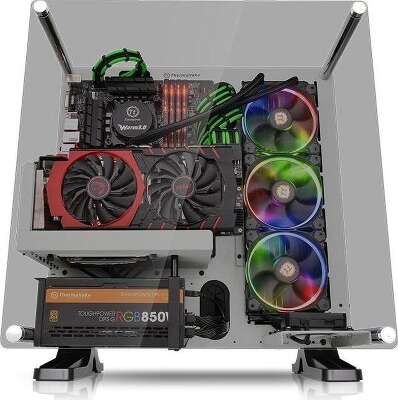 Корпус Thermaltake Core P3 TG Snow, белый, ATX, Без БП (CA-1G4-00M6WN-05)