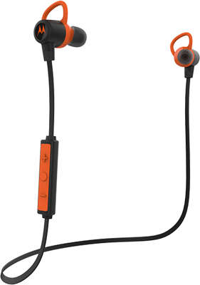 Беспроводные наушники Motorola Verve Loop+, Bluetooth®, чёрно-оранжевые