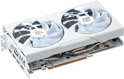 Видеокарта PowerColor AMD Radeon RX 6650 XT Hellhound Spectral White ОС 8Gb DDR6 PCI-E HDMI, 3DP