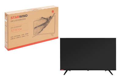 Телевизор 32" StarWind SW-LED32BG200 HD HDMIx2, USBx1