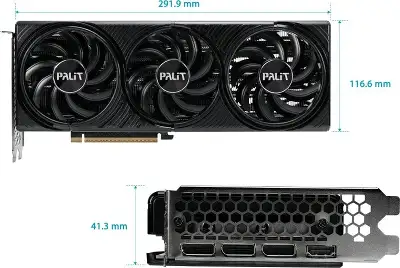 Видеокарта Palit PCI-E 5.0 RTX5070 Infinity 3 NVIDIA GeForce RTX 5070 12Gb 192bit GDDR7 2325/28000 HDMIx1 DPx3 HDCP Ret