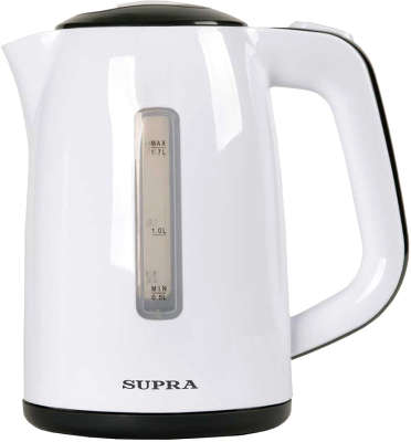 Чайник Supra KES-1728 1.7л. белый/серый (корпус: пластик)