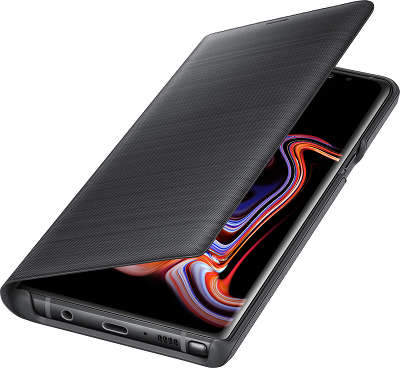 Чехол-книжка Samsung для Samsung Galaxy Note 9 LED View Cover, черный (EF-NN960PBEGRU)