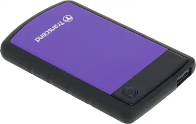 Жесткий диск Transcend USB3.0 1TB TS1TSJ25H3P StoreJet 25H3P (5400rpm) 2.5" фиолетовый
