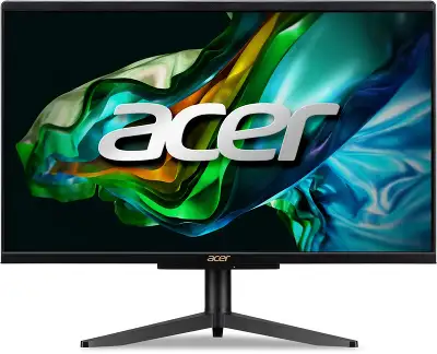Моноблок Acer C22-1610 21.5" FHD N200 900 МГц/8/256 SSD/WF/BT/Cam/Kb+Mouse/без ОС,черный