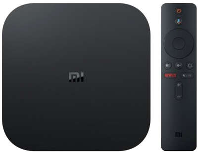 Мультимедийная ТВ-приставка Xiaomi Mi Box S, чёрная [PFJ4086EU]