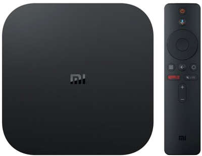 Мультимедийная ТВ-приставка Xiaomi Mi Box S, чёрная [PFJ4086EU]