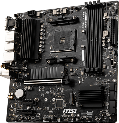 Материнская плата MSI B550M PRO-VDH WIFI AM4,4DDR4,1PCI-Ex16, 2PCI-Ex1, 2M.2, 4SATA3,7USB3.2 Gen1