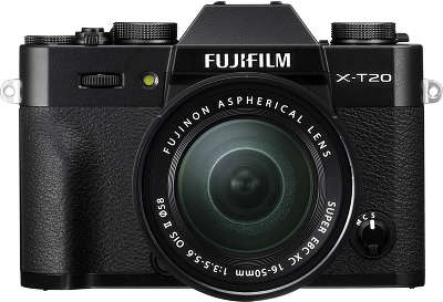 Цифровая фотокамера Fujifilm X-T20 Black kit (XC 16-50 f/3.5-5.6 OIS II)