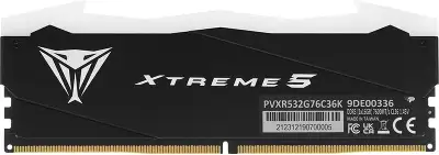 Набор памяти DDR5 DIMM 2*16Gb DDR7600 Patriot Memory Viper XTREME RGB (PVXR532G76C36K)