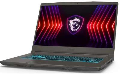 Ноутбук MSI Thin 15 B12UCX-3061XRU Intel Core i7-12650H/16Gb/SSD512Gb/RTX2050 4Gb/15.6"/IPS/FHD/1920x1080/144Hz/NoOS/Cosmos Gray (9S7-16R831-3061)