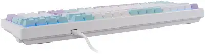 Клавиатура Acer OKW304 механическая белый USB Multimedia for gamer LED (ZL.KBDCC.01V)