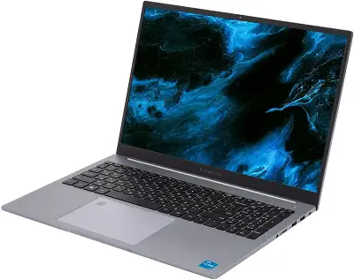 Ноутбук Digma Pro Pactos Core i5 1235U 16Gb SSD512Gb Intel Iris Xe graphics 16" IPS WUXGA (1920x1200) Windows 11 Pro dk.grey WiFi BT Cam 5500mAh (DN16P5-ADXW01)