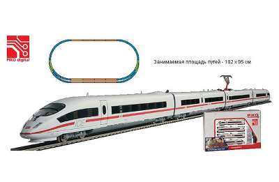 PIKO 57195 Стартовый набор пассажирский состав «InterCity Express» ICE 3 DB AG, цифровой