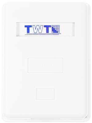 Розетка Lanmaster TWT-SM1-45-WHRJ45 1 кат.5E бел. (упак.:1шт)