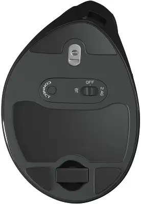 Мышь Оклик 990MW черный оптическая 2400dpi silent беспров. BT/Radio USB для ноутбука 9but (1533172)