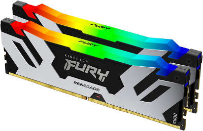 Набор памяти DDR5 DIMM 2x32Gb DDR6400 Kingston FURY Renegade RGB (KF564C32RSAK2-64)