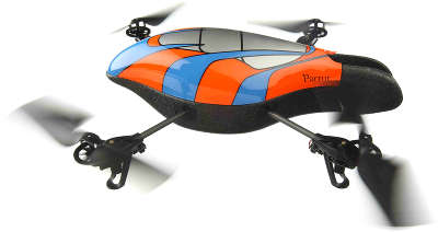 Робот-вертолет Parrot AR Drone 1.0, синий [PF720022AM]