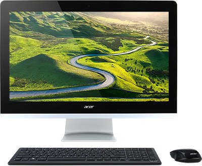 Моноблок Acer Aspire Z3-715 23.8" i5-7400T/4/1000/GF940M 2Gb/DVDRW/CR/WiFi/BT/CAM/W10/Kb+Mouse, черный