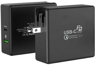 Зарядное устройство ACD СЗУ (ACD-P602W-V1B) 60Вт, Сетевое ЗУ 2xUSB 1PD+1QC, 3.6;20В/3А RTL {40}