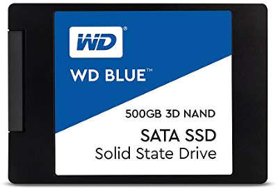 Твердотельный накопитель 2.5" SATA3 500GB Western Digital Blue 3D NAND [WDS500G2B0A]