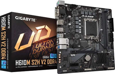 Материнская плата mATX LGA1700 GIGABYTE H610M S2H V2 DDR4