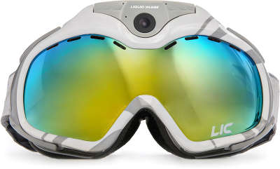 Видеомаска Liquid Image LIC339BLK Snow Goggle Apex Series 1080P HD + WiFi белая
