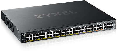 Коммутатор Zyxel NebulaFlex Pro XGS2220-54FP-EU0101F (L3) 48x1Гбит/с 2x10Гбит/с 4SFP+ 40PoE+ 10PoE++ 960W управляемый