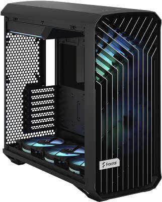 Корпус Fractal Design Torrent Black RGB TG Light Tint, черный, EATX, Без БП (FD-C-TOR1A-04)