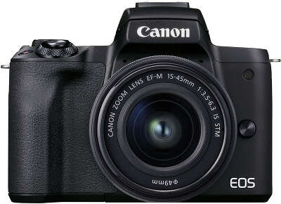 Цифровая фотокамера Canon EOS-M50 Mark II Black Kit (EF-M 15-45 мм f/3.5-6.3 IS STM)